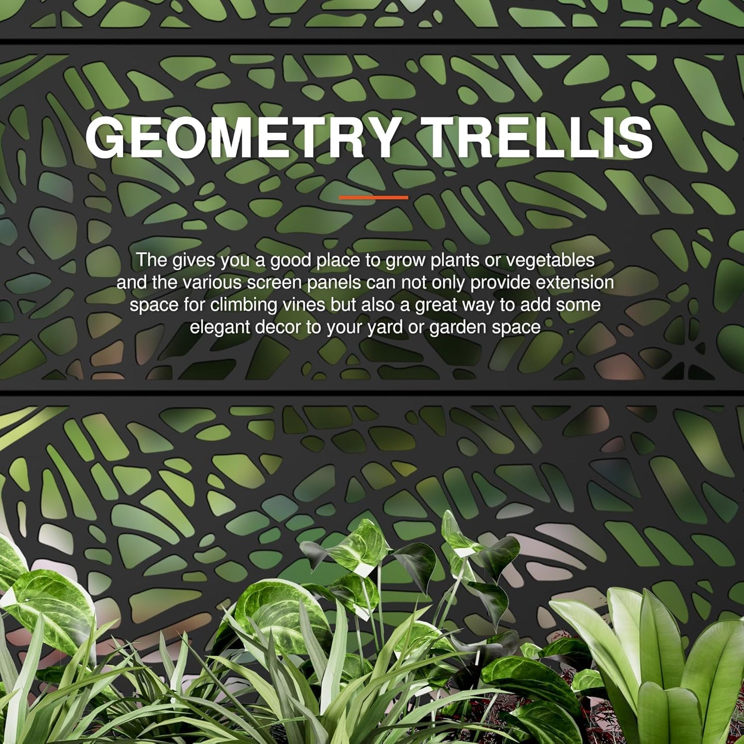 Casaphoria Metal Raised Garden Bed with Trellis and Wheels, 72"x35"x16" Planter Box for Climbing Plants, Vegetables & Vines, Features Drainage Holes and Privacy Screen (Black-Net)