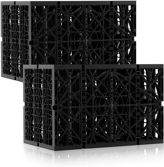 2 Pack 33 Gallon Water Storage Module Block System Water Garden Matrix Block for Pond Free Waterfalls Disappearing Waterfall or Fountain Features