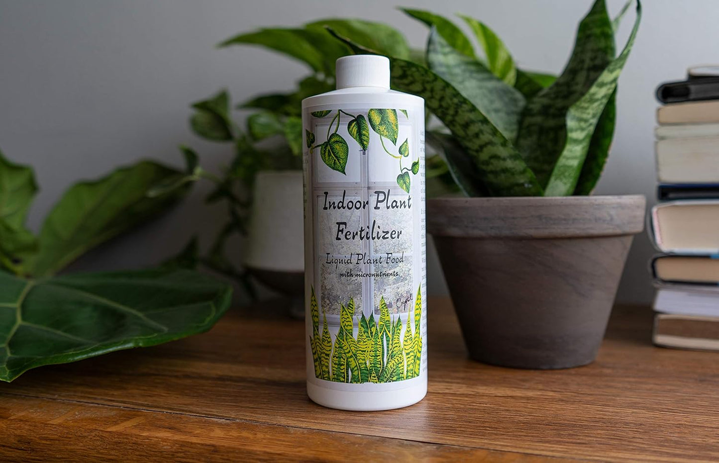 Indoor Plant Food | All-purpose House Plant Fertilizer | Liquid Common Houseplant Fertilizers for Potted Planting Soil | by Aquatic Arts