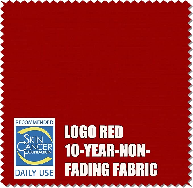 EliteShade USA Atlas 3-Tier 10x10FT Full Aluminum Cantilever Patio Umbrella for Outdoor restaurant Garden Courtyard Deck Pool and Marketing with Light(No battery),Red