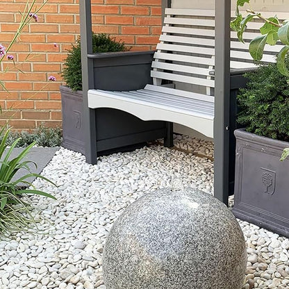 20lbs Large River Rocks, White Pebbles for Plants 2-3 Inch, High Polished Natural Decorative Stones for Aquarium Vase Filler Fish Tank Landscaping Garden