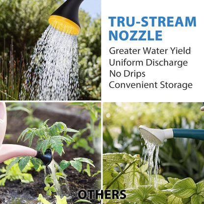 Outdoor Watering Can for Plants Indoor Watering Can for Houseplants 3/4 Gallon 3L (Blue)