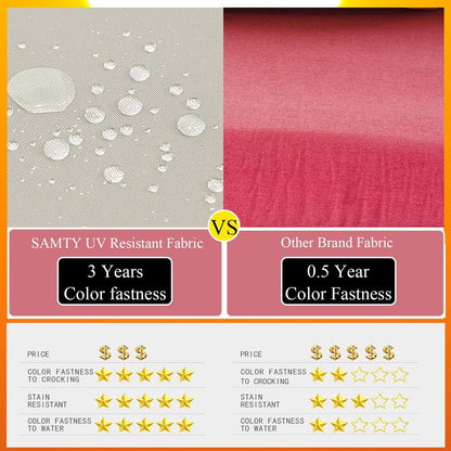 19 x 19 Inch Outdoor Seat Cushions for Patio Furniture with Non Slip and Ties Waterproof & UV Resistant Round Corner Outdoor Chair Cushions Replacement Set of 2, Gray