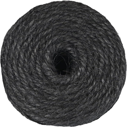 Leecogo Black 2.5mm Jute Twine 328 Feet Heavy Duty Garden Twine String for Gardening Plant Crafts and Decorative Projects