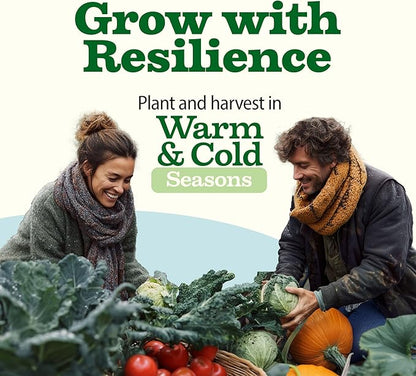 32 Heirloom Vegetable and Fruit Seeds for Planting - 16,000+ Seeds | Non-GMO Survival Seed Vault | High Germination | 32 Varieties of Vegetable Seeds for Your Home Survival Garden