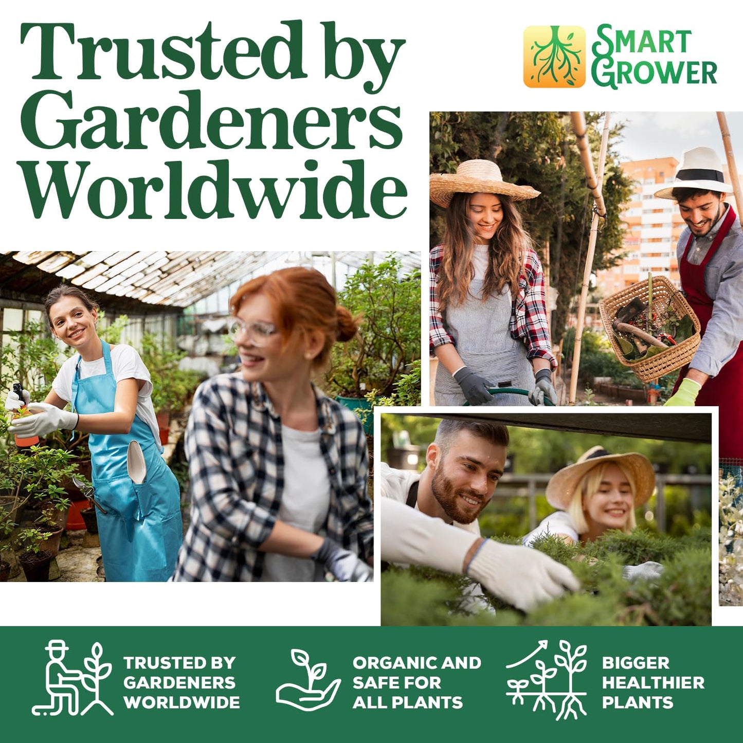 Organic Plant Food with Beneficial Microbes, Fast Acting Vegan Fertilizer for Vegetable Garden, Outdoor & Indoor Plant Fertilizer, Miracle Growth for Plants Concentrated Value 500GR Makes 120 gallons