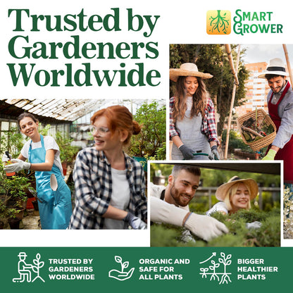 Organic Plant Food with Beneficial Microbes, Fast Acting Vegan Fertilizer for Vegetable Garden, Outdoor & Indoor Plant Fertilizer, Miracle Growth for Plants Concentrated Value 500GR Makes 120 gallons