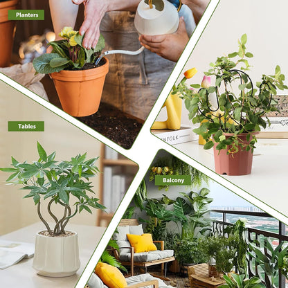 2 Pack Plant Trellis Indoor, 11.4" W x 13" H Small Trellis for Potted Plants, Decorative Trellis for Climbing Plants Indoor, Ideal for Vines on Tabletops, Balconies, Gardens and Lawns, Cactus-Shaped