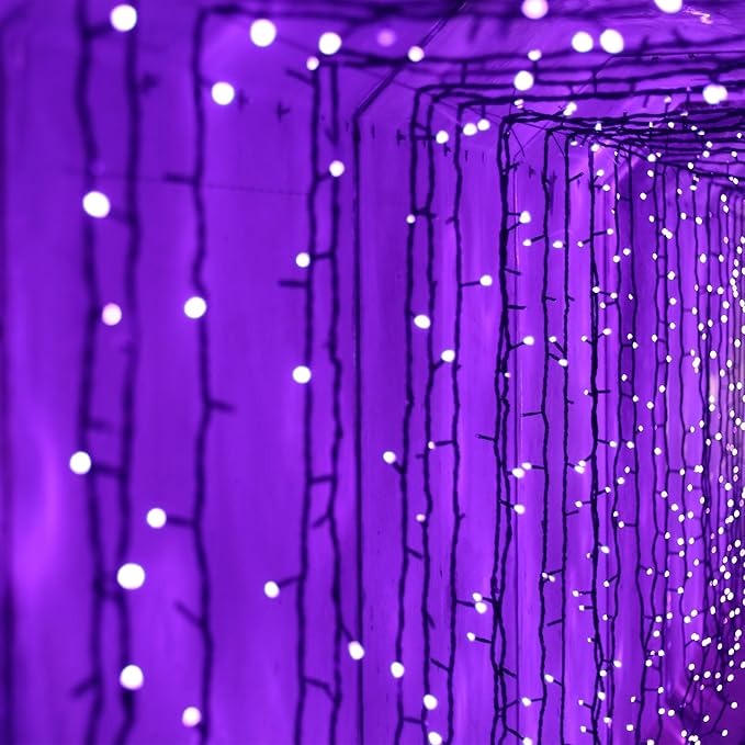 2 Pack Solar Christmas Lights Outdoor, 72FT 200 LED Solar String Lights with 8 Lighting Modes, IP65 Waterproof Solar Lights Outdoor for Xmas Garden Party Tree Decor