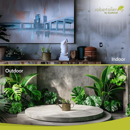 Headwind Countryside Collection - 6 Inch Rustic Green Galvanized Plant Watering Can for Outdoor & Indoor - Vintage Metal Watering Can Outdoor Planter by Robert Allen