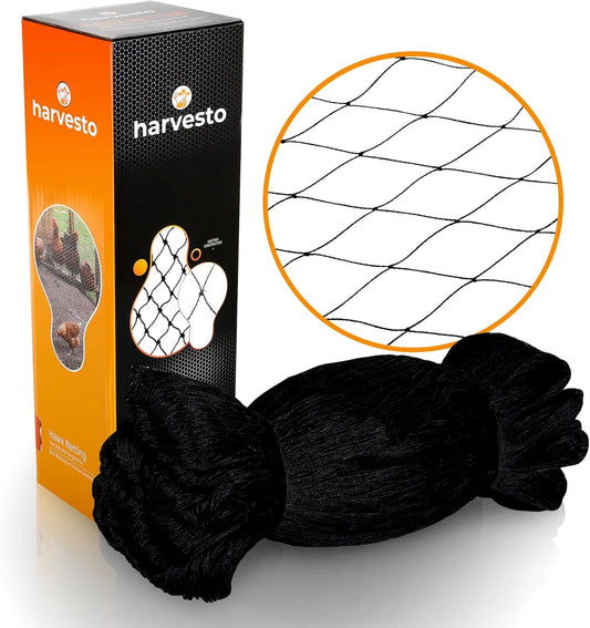 Heavy Duty Bird Netting for Chicken Coops & Runs | Tree & Garden Netting Mesh 1-1/2" | Keep Hawks, Birds & Predators Away | Bird Netting for Blueberry Bushes, Vegetables & Fruit (25' x 25’)