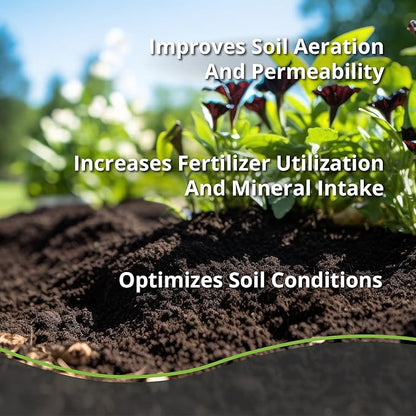 Char Bliss (16 Qts) - Organic Biochar for Plants - OMRI-Listed Biochar Soil Amendment Organic - Bio Char for Plants - Horticultural Charcoal for Plants, Potting Soil, Garden Soil, & Potting Mixes