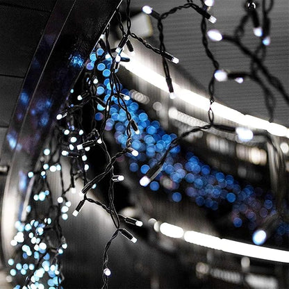 4 Pack Solar Chrismas Lights Outdoor, 170 FT Total 480 LED Solar String Lights for Outside with 8 Modes & Memory Function, Waterproof Twinkle Light for Xmas Tree Yard Party Decorations (Cool White)