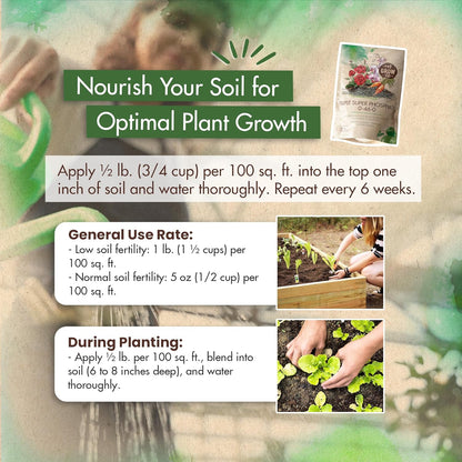 Triple Super Phosphate 0-46-0 Fertilizer, high Phosphorus Fertilizer Stronger Roots & Flower Formation, Ideal Super Phosphate for Plants - Flowers, Fruits, Vegetables & Turf, 5 lb