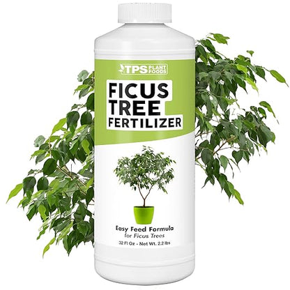 TPS NUTRIENTS Ficus Tree Fertilizer for All Ficus, Fig and Moraceae Plants, Liquid Plant Food, 32 oz (1 Quart)