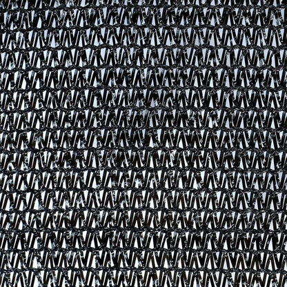 Agfabric 70% Sunblock Shade Cloth with Grommets for Garden Patio 10’ X 12’, Black