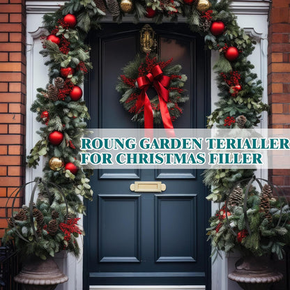 2 Pcs Large Metal Trellis Obelisks Sturdy Round Circle Trellis for Climbing Plant Support Indoor Outdoor Potted Vines, Cucumbers & Flowers, Patio Doorway Garden Decor (Black, 18.50 x15'')