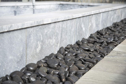 MSI Decorative Polished Black Pebbles, 1.2 inch - 2 inch, 40 lb. Bag