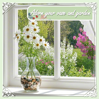 11lbs Natural River Rocks, Polished Pebbles for Plants Garden, 1-2 inch Decorative Peach Stones, Ideal for Fish Tank, Vases, Crafting, Home Decor and Garden Landscaping Rocks,Peach