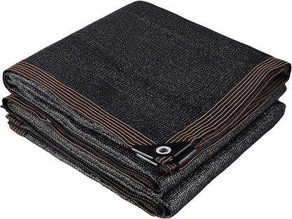 winemana 70% Black Shade Cloth, 12 x 6 FT Durable Mesh Tarp with Grommets, Resistant Garden Sun Shade Netting with Taped Edge for Plant Cover, Greenhouse, Patio, Tomatoes, Chicken Coop, Barn Kennel