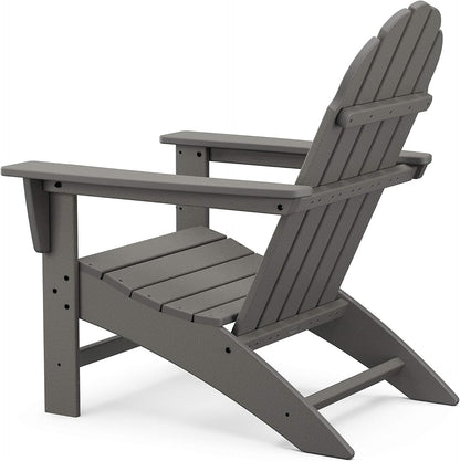 Polywood Vineyard Adirondack Chair, Navy