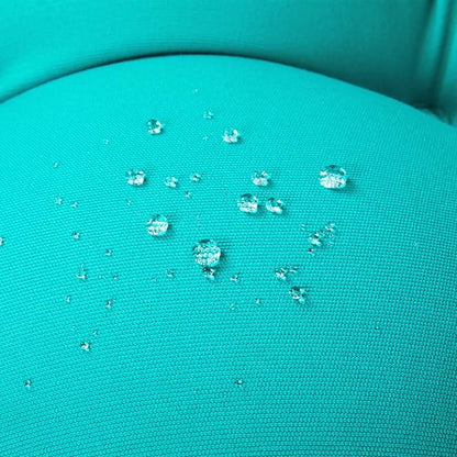 ARTPLAN All Weather Chair Outdoor Cushions Wicker Tufted Pillow with Back for Outdoor Furniture,Teal