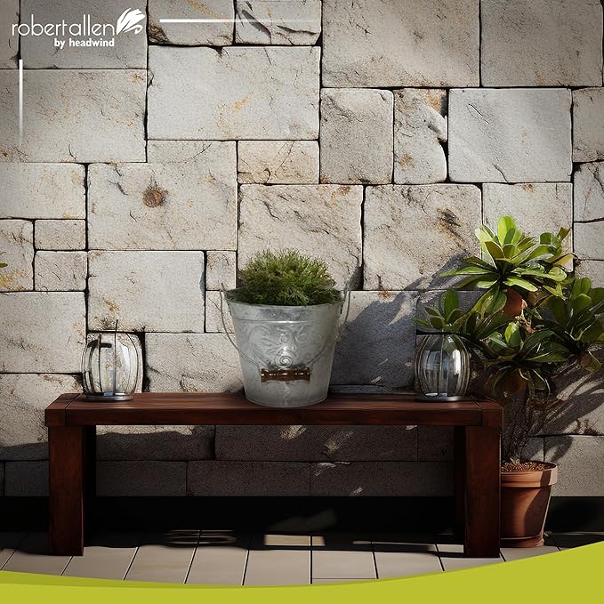 Headwind Vintage Collection - Floral Galvanized Planter with Handles – 8 Inch Medium Flower Pots Decorative Plant Indoor – Plant Pots Indoor with Drainage by Robert Allen