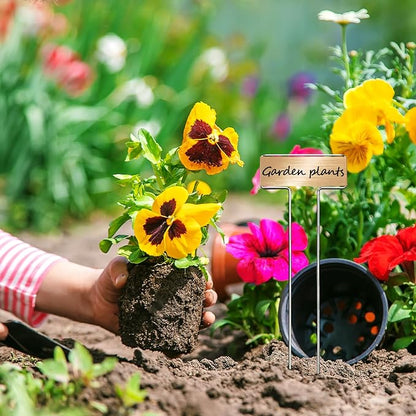 33 Pack Galvanized Steel Plant Markers with 2 Neutral Pens 10 Inch Metal Garden Stakes Outdoor Plants Waterproof and Reusable for Herb Flower Vegetable Identification