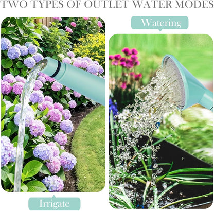 2 Gallon Watering Can for Indoor Plants, Garden Watering Cans for Outdoor Plant House Flower, Modern Plant Watering Can Large Long Spout with Sprinkler Head