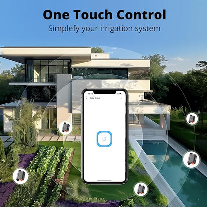 SONOFF Zigbee Sprinkler Timer, Gateway Required, Smart Controller Voice Control with Alexa and Google Home, Automate Irrigation for Garden, Lawn, Pool, Outdoor Watering, SWV-NH, Black 2 Pack