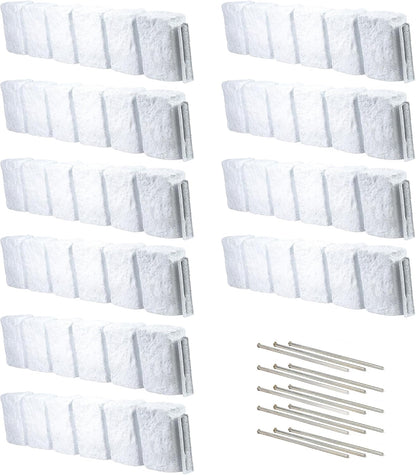 Beuta Landscape Edging | Garden Edging Border | Faux Stone Block XL for Lawn Edging, Flower Beds & Yard Edging – 10 Pack | Each Section Has 6 Blocks 48" L x 4" W x 9.5" H | 30 Spikes | Limewash