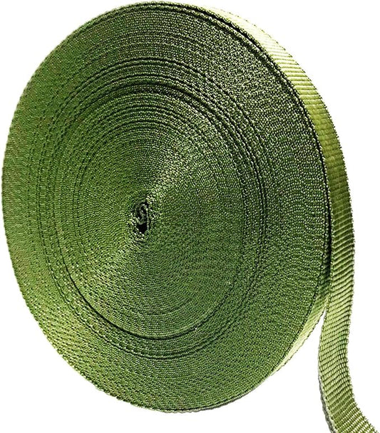 100FT Tree Support Straps for Staking and Guying, 3/4 inch Flexible Tree Support Straps, Versatile Tree Rope, Nylon Tree Ties for Effective Growing and Straightening