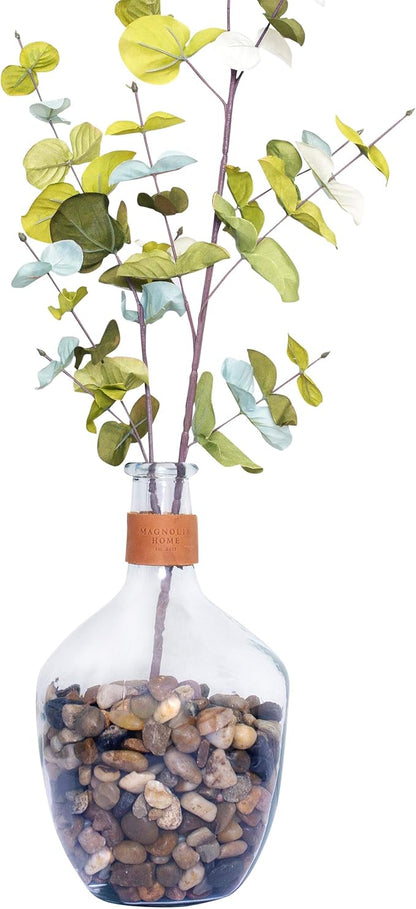 2 lbs Approx. 200 River Rocks Stones for Plants Pebbles for Indoor Plants | Aquarium Fish Tank Rocks | Polished Decorative Rocks for Vases (0.3-0.6 Inches)