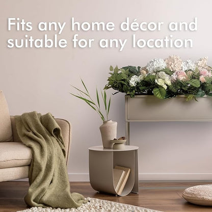 Cocoyard Elevated Planter Box - 28 Inch Durable Raised Garen Bed for Herbs and Flowers - Tall Rectangular Planter for Outdoor Plants & Backyard Gardening (Sand, 28" H)