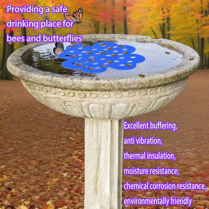 4 Pack Floating Bee Watering Station for Garden, Butterfly Feeder Bee Waterer Wildlife Baths Pollinator, Outdoor Pool & Garden Decor(Colorful Flower)