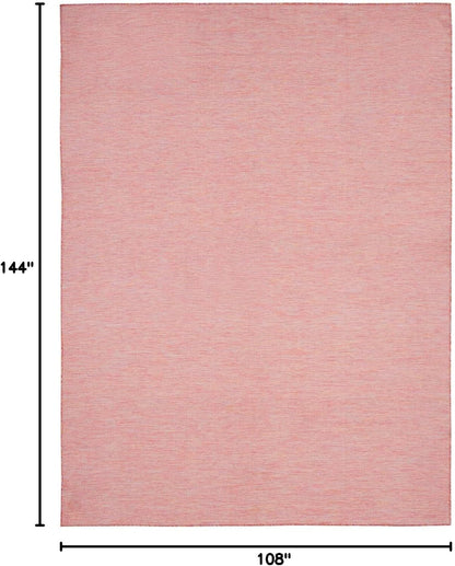 Nourison Home Positano Indoor/Outdoor Rainbow 9' x 12' Area Rug, Easy Cleaning, Non Shedding, Bed Room, Living Room, Dining Room, Backyard, Deck, Patio (9x12)