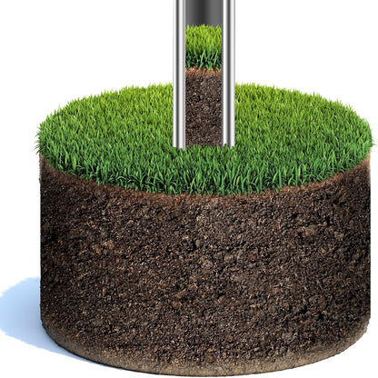 Soil Sample Probe, 36 Inch Soil Probe Rod, Ground Probe Rod, My Soil Test Kit, Stainless Steel Soil Sampler Tool for Soil Sampling, Gardening