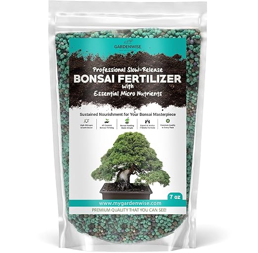 Slow-Release Bonsai Fertilizer with Essential Micronutrients - Professional Grade Bonsai Tree Fertilizer Pellets | Perfect Food for Indoor & Outdoor Bonsai Trees (8 OZ)