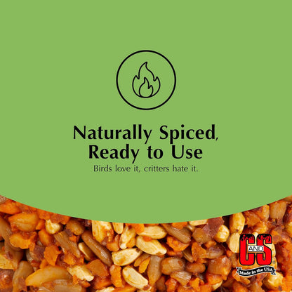 C&S Ready to Use Hot Pepper Seed Cylinder 1.76 Pounds 2 Pack