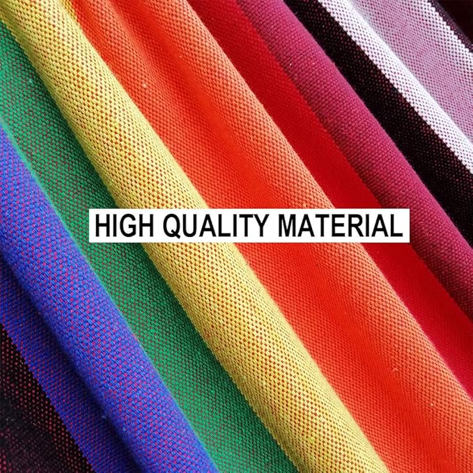 Brazilian Single Hammock 1 Person Canvas 200X100cm Total Length 310cm Load 250kg Cotton Hammock for Garden Backyard Outdoor and Indoor