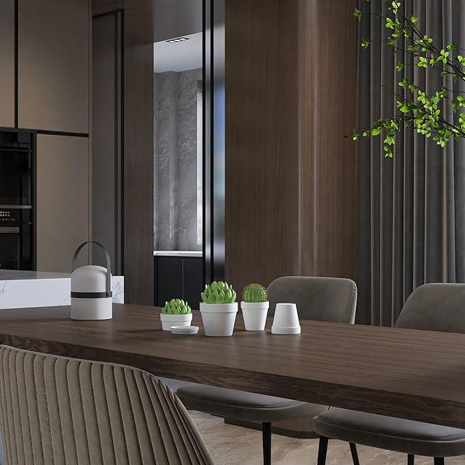 Fcacti 3 Inches Small White Terracotta Pots with Saucer, 12 Pack 3 Terra Cotta Planter with Drainage Holes, Small Clay Flower Pots for Plants, Succulents, Crafts, Wedding Favor