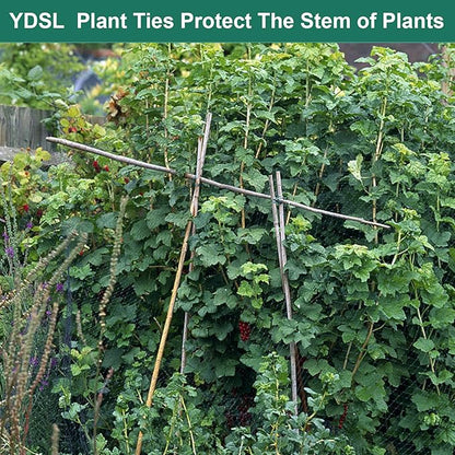 YDSL 88 feet Garden Flexible Wire, 3Pcs Soft Twist Plant Ties for Plant Vines and Office Organization (Diameter - 3MM)