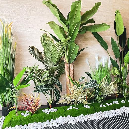 20lbs White River Rocks for Landscaping, 2-3 Inch Natural Pebbles for Indoor Plants, High Polished Decorative Stones Vase Filler Fish Tank Aquariums Garden Outdoor and Indoor DIY