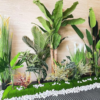 20lbs White River Rocks for Landscaping, 2-3 Inch Natural Pebbles for Indoor Plants, High Polished Decorative Stones Vase Filler Fish Tank Aquariums Garden Outdoor and Indoor DIY