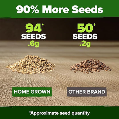 HOME GROWN 𝗨𝗦𝗔 𝗣𝗥𝗘𝗠𝗜𝗨𝗠 Banana Pepper Seeds Pack – 94 𝗡𝗢𝗡-𝗚𝗠𝗢 Heirloom Vegetable Seeds – High Germination Sweet Peppers for Planting Indoors or Outdoor Garden (Capsicum annuum) (1pack)