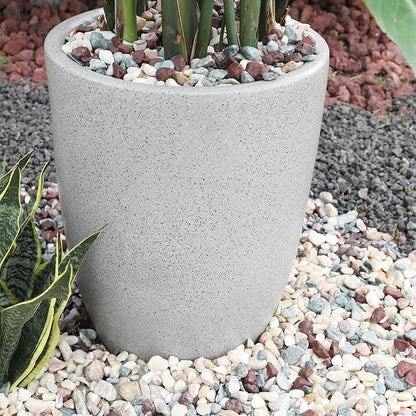 5lbs Natural River Rocks, Polished Pebbles for Plants Garden, 1-2 inch Decorative Countryside Stones, Ideal for Fish Tank, Vases, Crafting, Garden Landscaping Rocks,Countryside