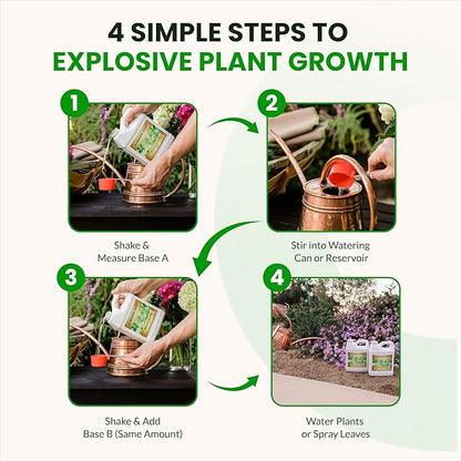 Humboldts Secret Base A & B Liquid Hydroponic Fertilizer | Complete Hydroponic Nutrients for Indoor and Outdoor Plants | Supports Healthy Vegetative Growth and Flowering Stage | 2.5 Gallon