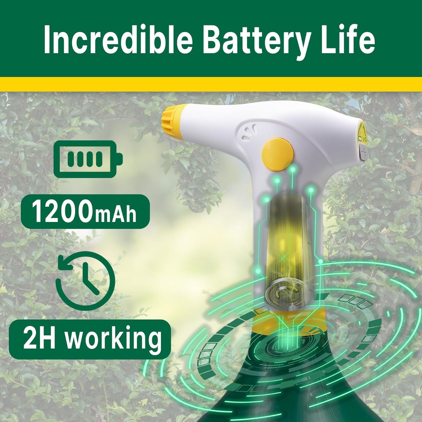 T TOVIA: Garden Sprayer 1 Liter Battery Spray Bottle Powered Electric, Rechargeable, Portable Garden and Plant Sprayer, Mister, for Outdoor and Indoor Plants,Cleans and Gardens, Handheld Powered