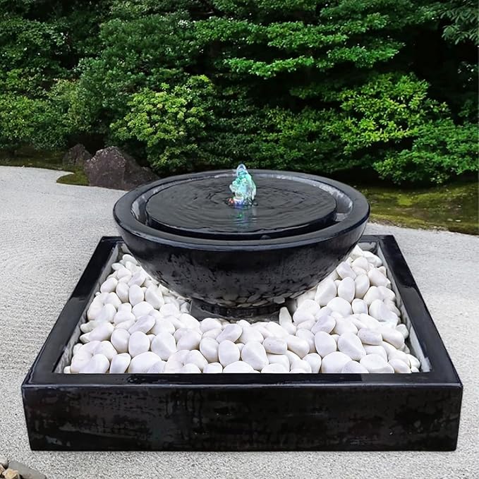 20 lbs White Rocks for Gardens, 2-3 Inch Decorative Pebbles for Plants Outdoor, White River Rocks for Landscaping Plants Backyard Aquarium Vase and Bird Bath