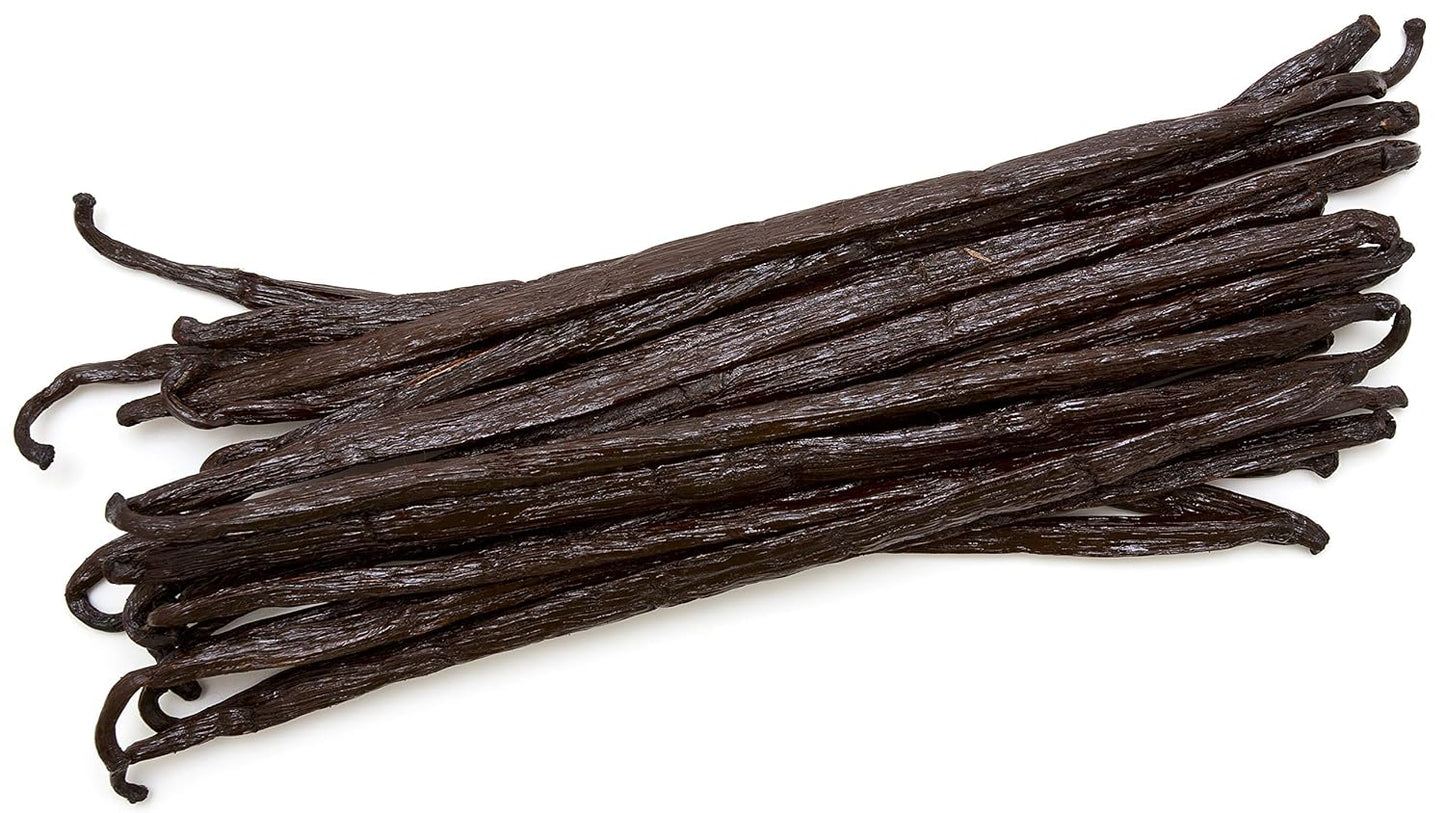 1/4 LB Organic Madagascar Vanilla Beans - Whole Extract Grade B Pods for Baking, Homemade Extract, Brewing, Coffee, Cooking - 4 Ounces